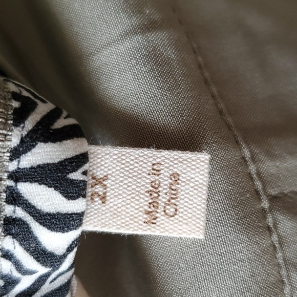 Soft Surroundings sage green lively cargo  jogger ankle SZ 2X - Picture 6 of 12